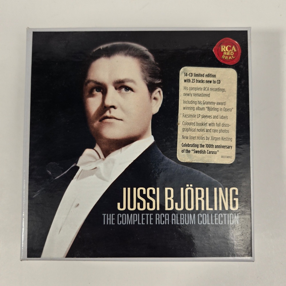 Jussi Björling The Complete RCA Album Collection Box Set 14 CD Clásica Ópera